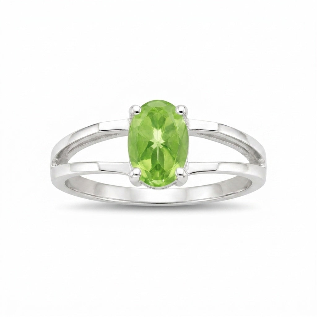 Amethyst Oval Cut Ring 2.00 Ct. 925 Sterling Silver Gift for Her Women