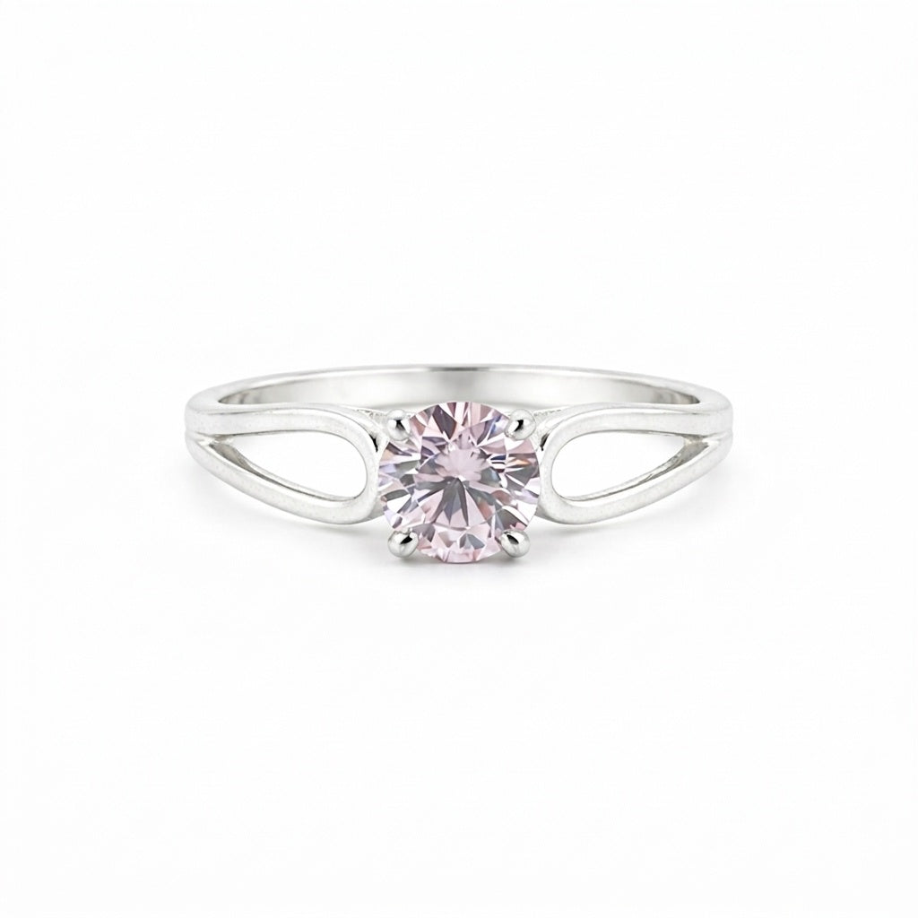 Moissanite Round Cut 5.50 Ct. Gemstone Ring 925 Sterling Silver Women Gift