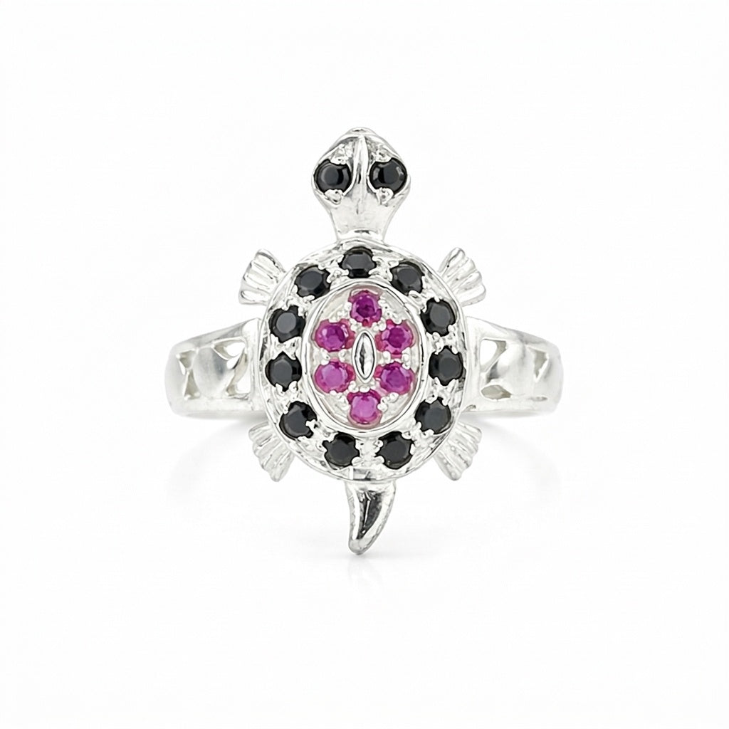 Round Cut Ruby Ring in 925 Sterling Silver 5.00 Ct Pink for Anniversary