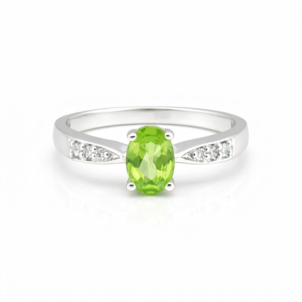 Amethyst Oval Solitaire Gemstone Ring 2.45 Ct. 925 Sterling Silver Women Gift He
