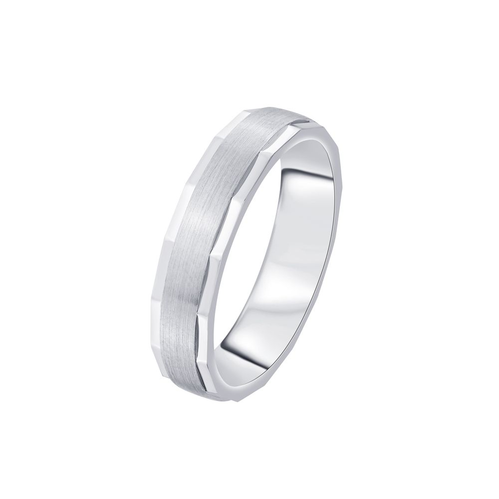 Classic Platinum Finger Ring For Men - 950Pt Platinum - GEMHUB & CO.