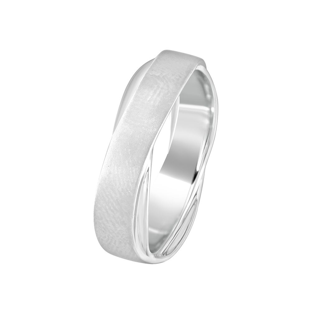 Classic Platinum Ring For Men - 950Pt Platinum - GEMHUB & CO.