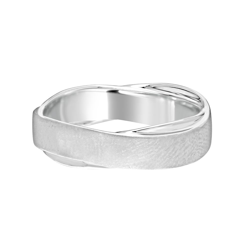 Classic Platinum Ring For Men - Image 2 - GEMHUB & CO.