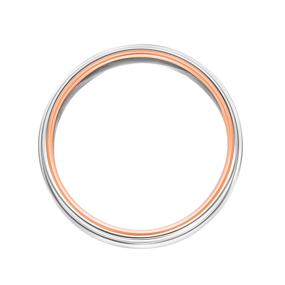 Abstract Platinum Ring For Men - Image 3 - GEMHUB & CO.