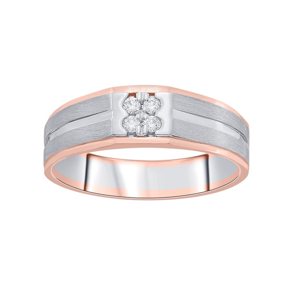Men's Contemporary Diamond Finger Ring - Image 2 - GEMHUB & CO.