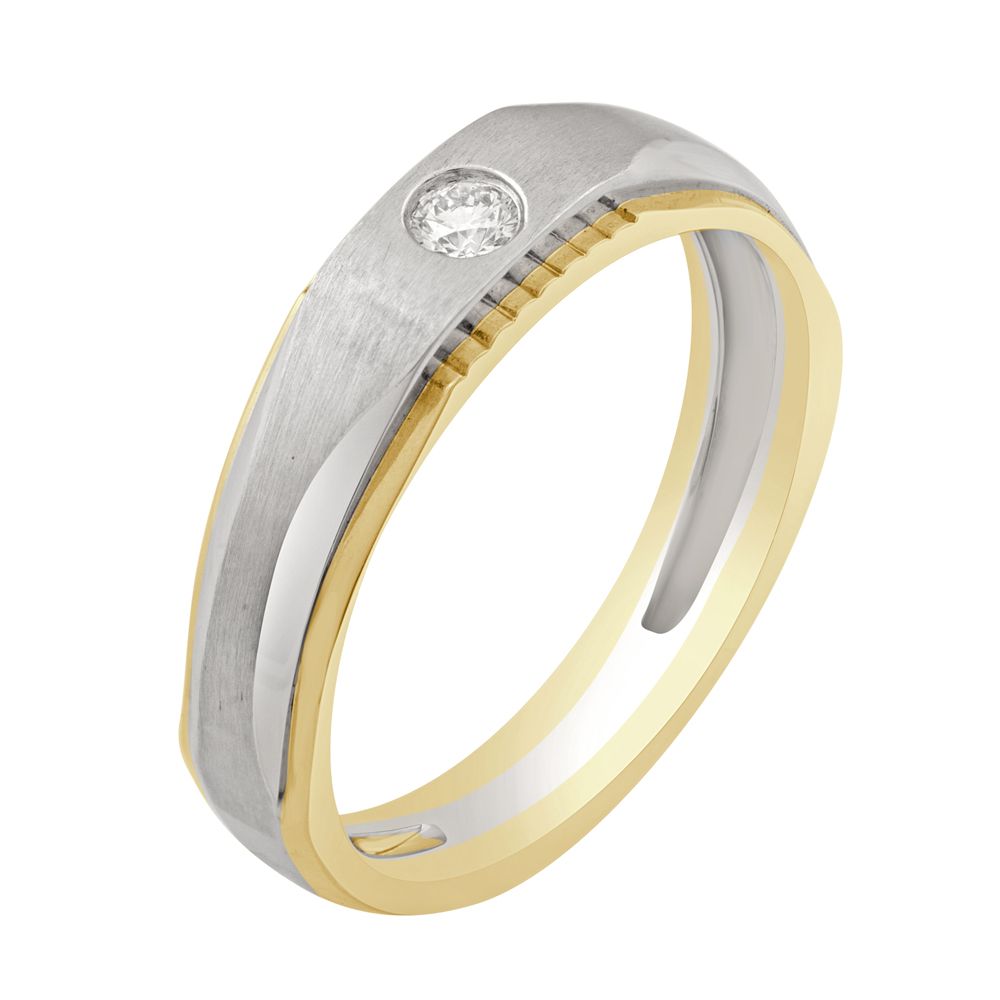 Modern Ring for Men in Platinum - 950Pt Platinum - GEMHUB & CO.