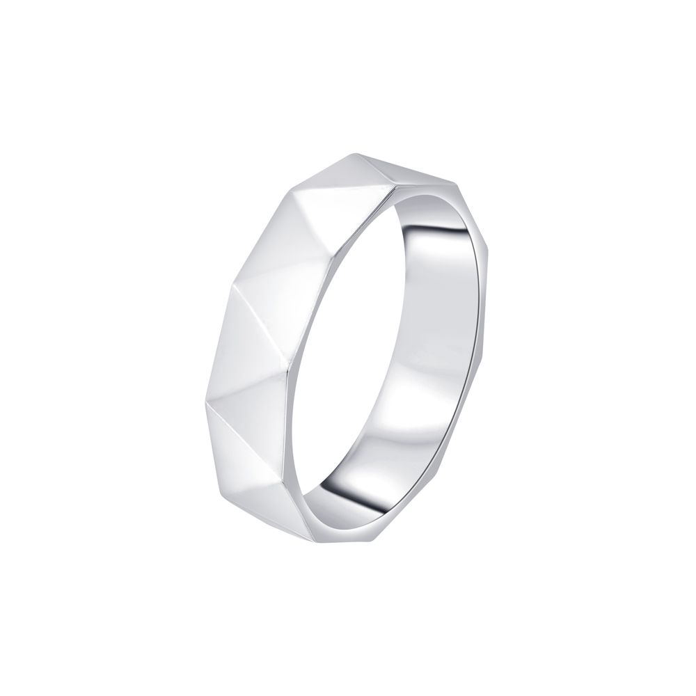 Textured Men's Platinum Ring - 950Pt Platinum - GEMHUB & CO.
