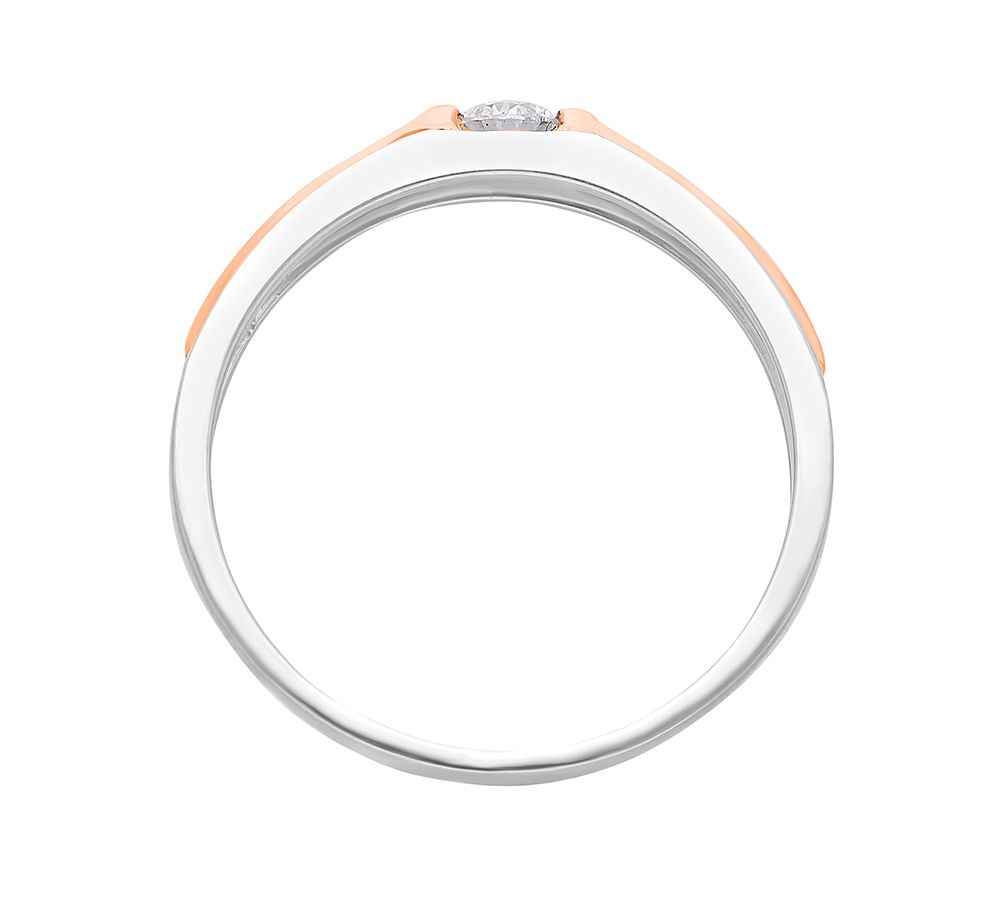 Textured Platinum Men's Ring - Image 3 - GEMHUB & CO.