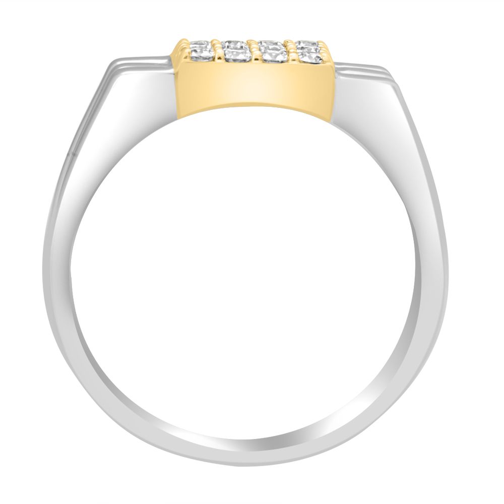 Well Crafted Men's Square Ring - Image 3 - GEMHUB & CO.