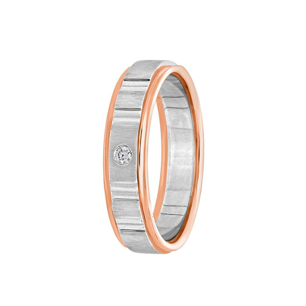 Stylish Diamond Finger Ring For Men - 950Pt Platinum - GEMHUB & CO.