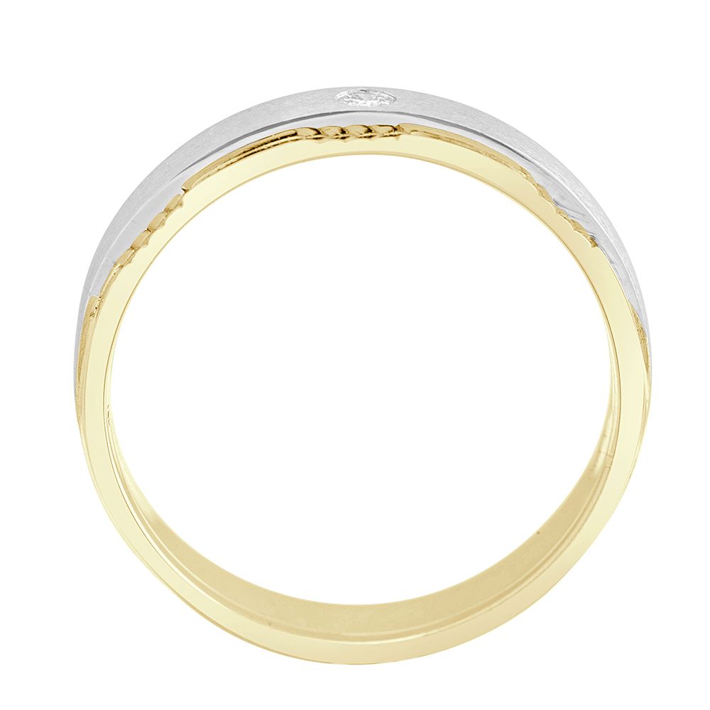 Elegant Finger Ring in Platinum for Men - Image 3 - GEMHUB & CO.
