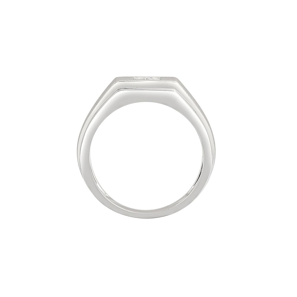 Modern Diamond Studded Men's Finger Ring - Image 3 - GEMHUB & CO.