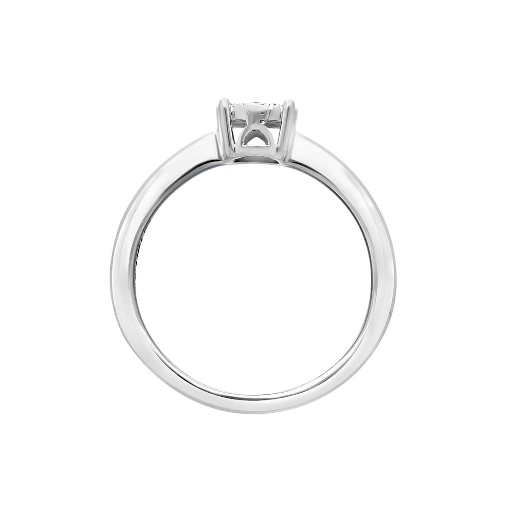 Glossy Diamond and Platinum Crown Star Ring - Image 3 - GEMHUB & CO.