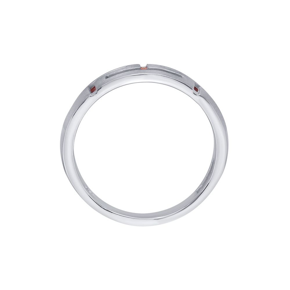 Geometric Diamond and Platinum Finger Ring - Image 3 - GEMHUB & CO.