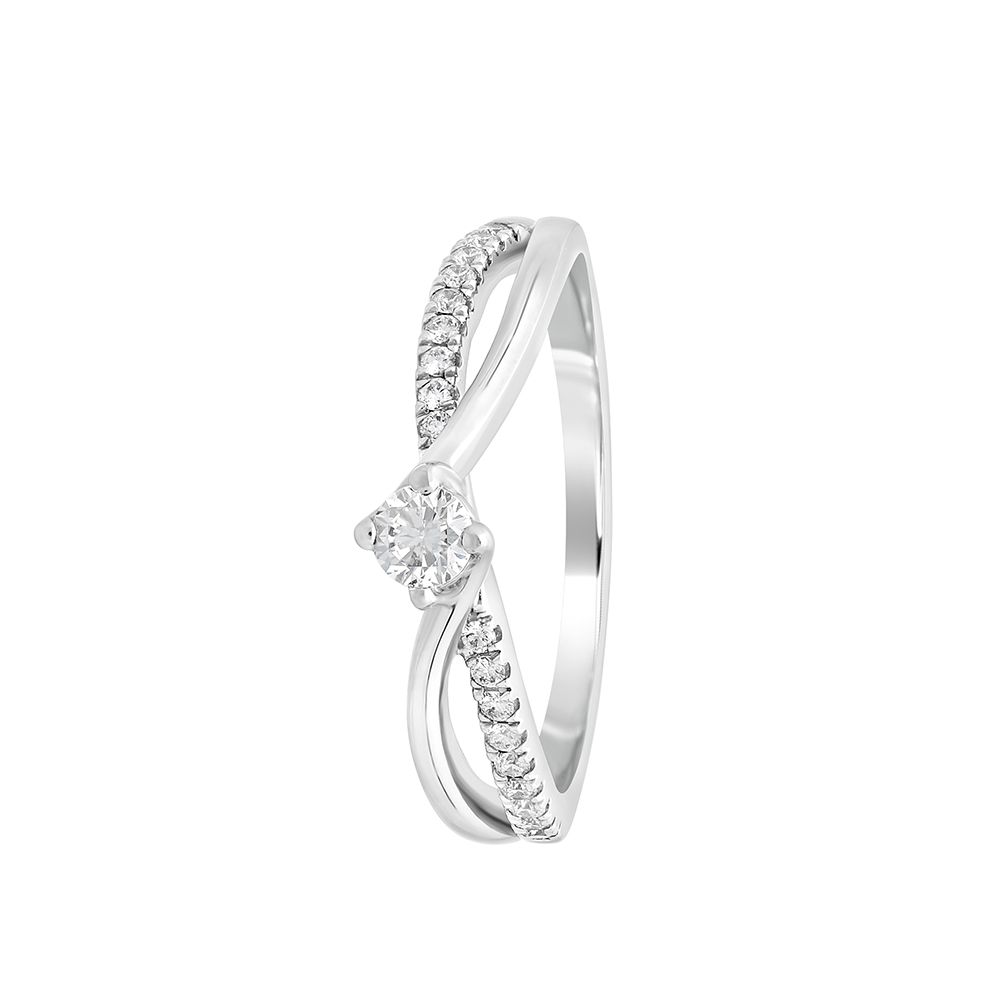 Stylish Platinum Ring - 950Pt Platinum - GEMHUB & CO.