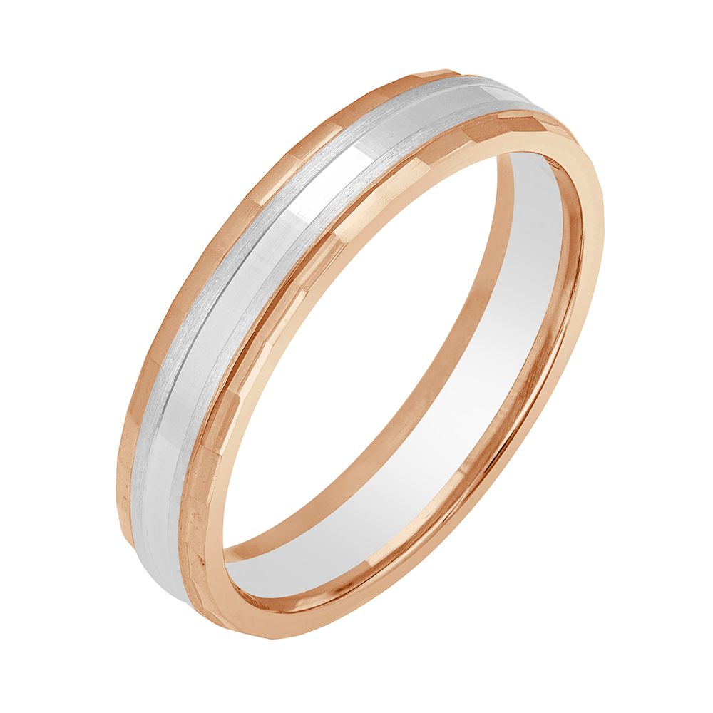 Textured Diamond and Platinum Ring - 950Pt Platinum - GEMHUB & CO.