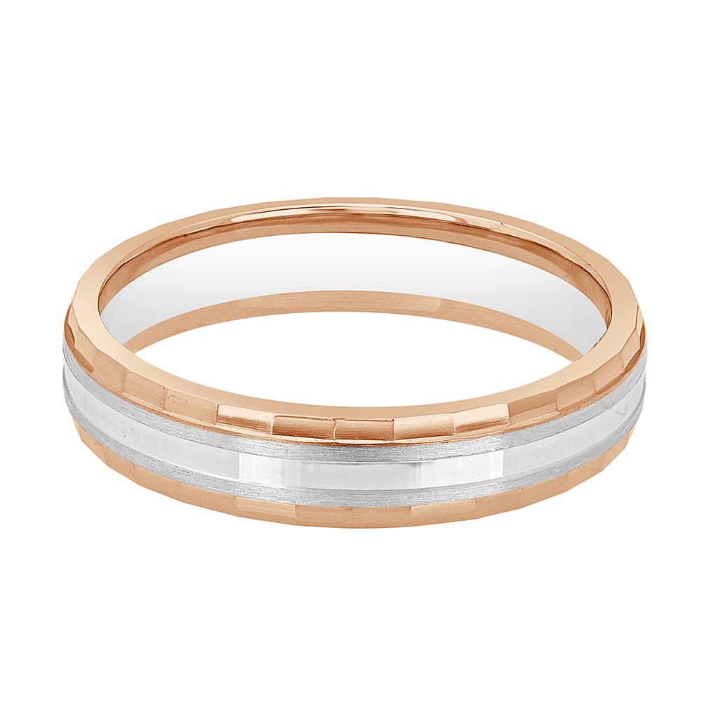 Textured Diamond and Platinum Ring - Image 3 - GEMHUB & CO.