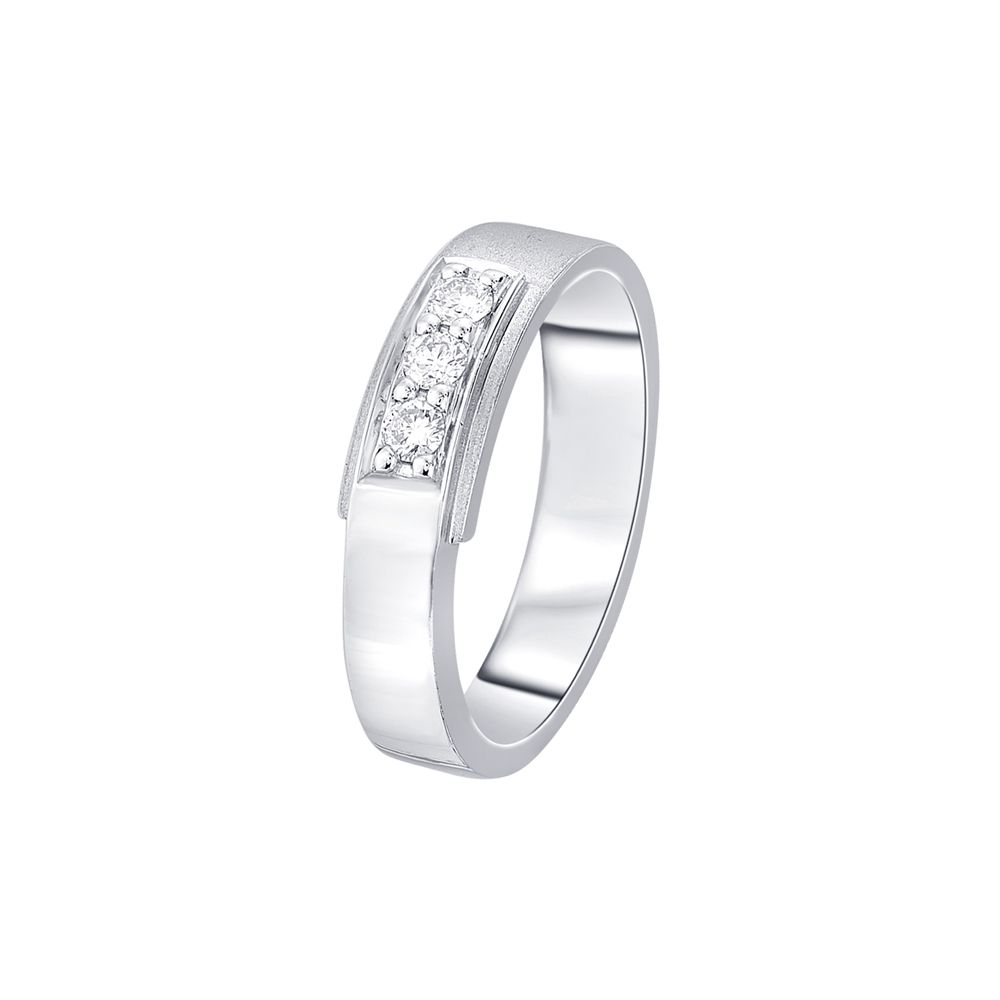 Elegant 950Pt Platinum Men's Band - 950Pt Platinum - GEMHUB & CO.