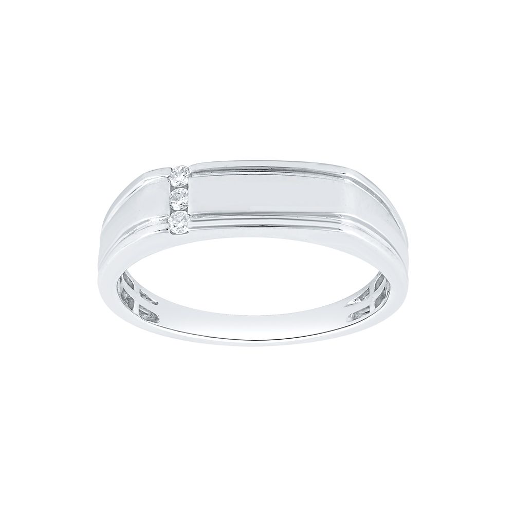 Handcrafted Platinum Diamond Ring For Men - Image 2 - GEMHUB & CO.