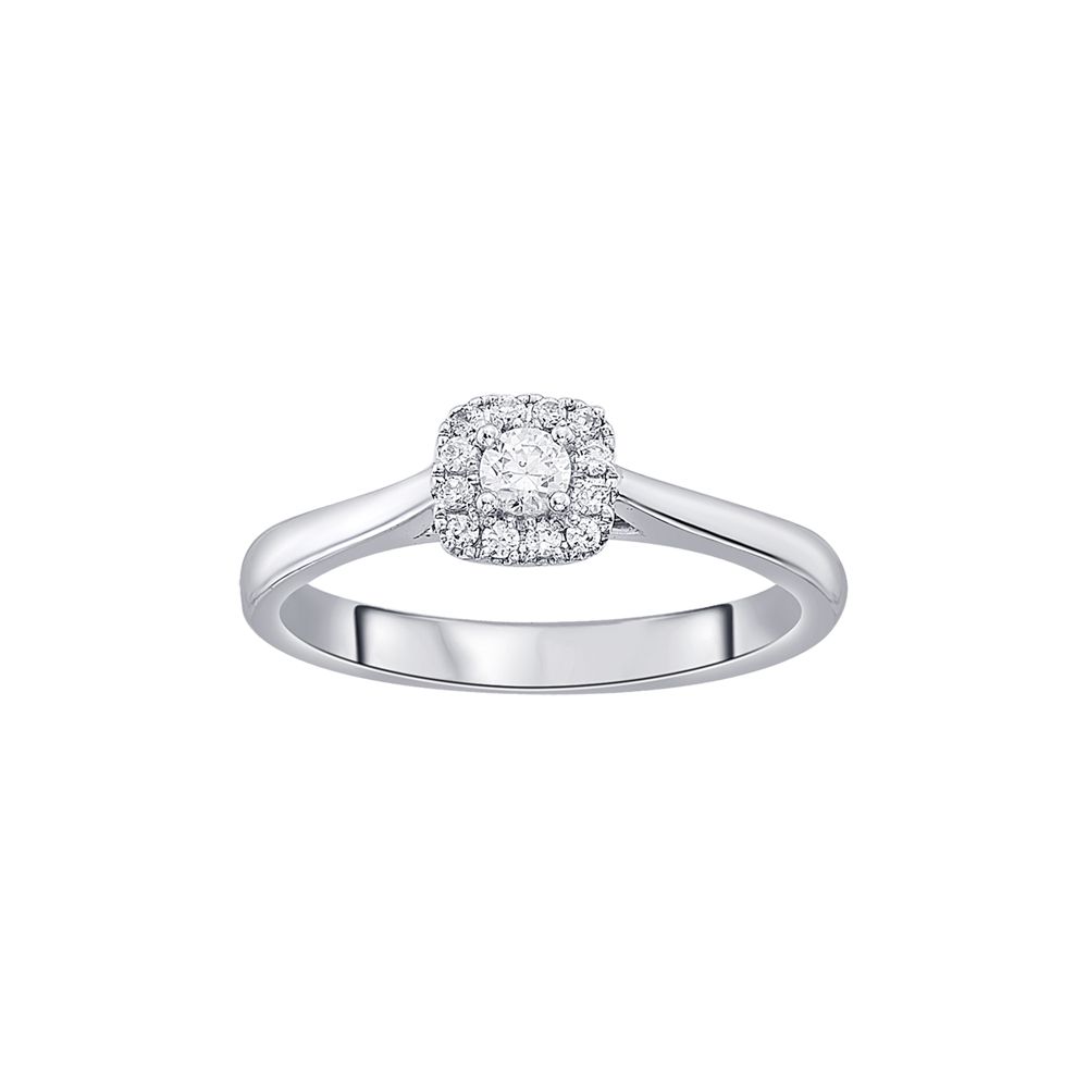 Breathtaking Diamond Halo Finger Ring - Image 2 - GEMHUB & CO.