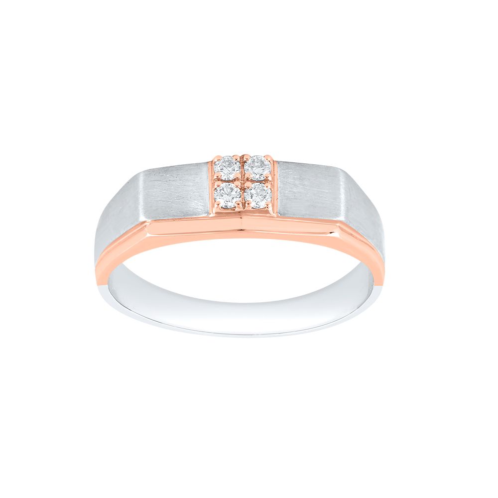 Stunning Geometric Diamond Men's Finger Band - Image 2 - GEMHUB & CO.