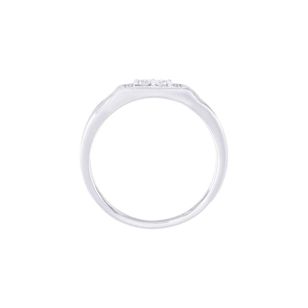 Luxurious Diamond Rose Gold and Platinum Men's Finger Band - Image 2 - GEMHUB & CO.