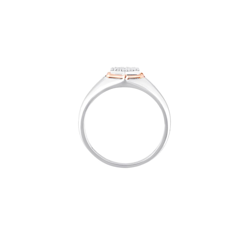 Cherished Platinum and Diamond Men's Finger Band - Image 3 - GEMHUB & CO.