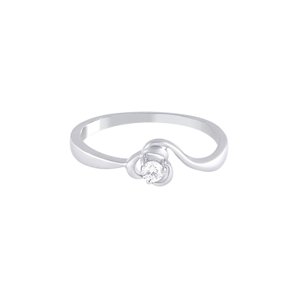Gracious Platinum and Diamond Finger Ring - Image 2 - GEMHUB & CO.