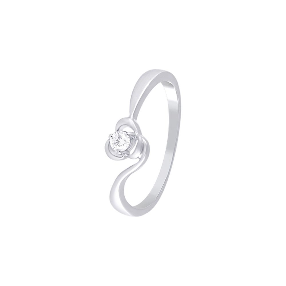 Gracious Platinum and Diamond Finger Ring - 950Pt Platinum - GEMHUB & CO.