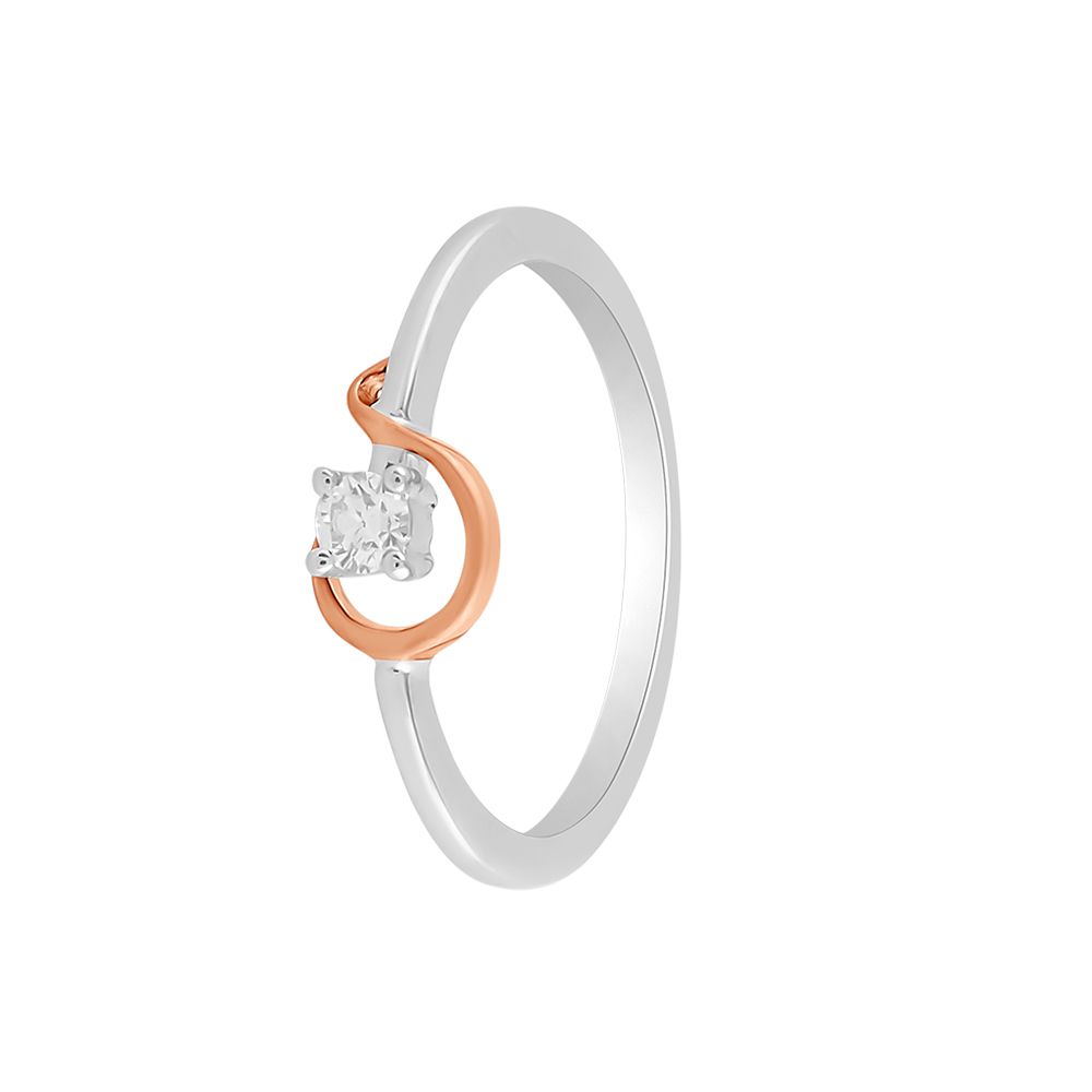 Brilliant Diamond and Platinum Finger Ring - 950Pt Platinum - GEMHUB & CO.