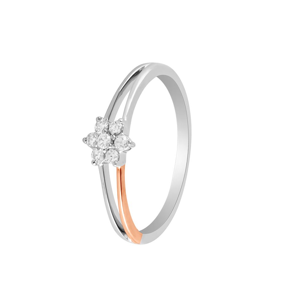 Diamond Embellished Nakshatra Finger Ring - 950Pt Platinum - GEMHUB & CO.