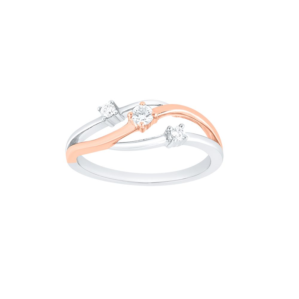 Swirl Design Diamond and Platinum Finger Ring - Image 2 - GEMHUB & CO.