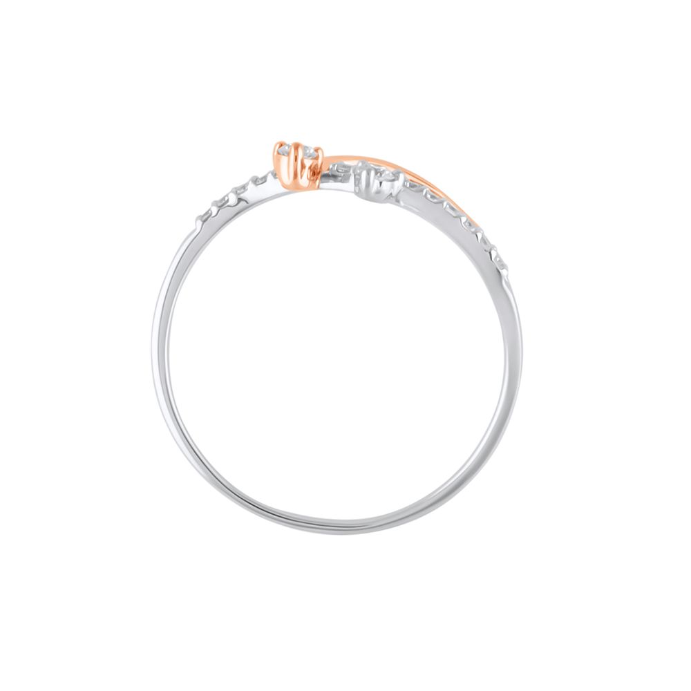 Chic Diamond and Platinum Finger Ring - Image 3 - GEMHUB & CO.