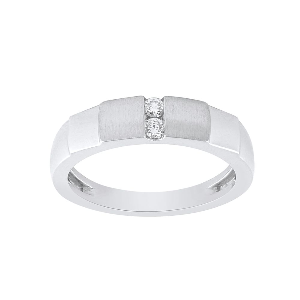 Sleek Platinum Ring For Men - Image 2 - GEMHUB & CO.