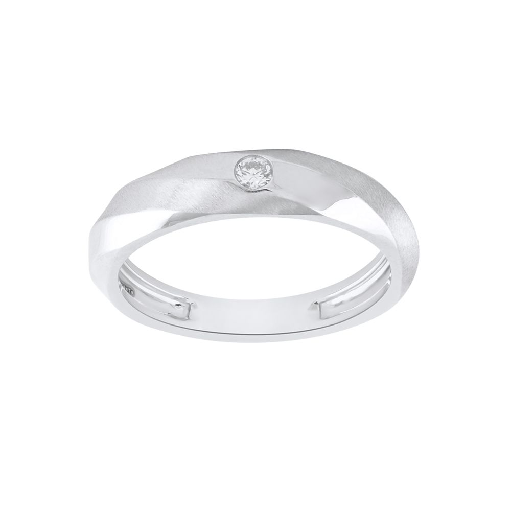 Resilient Platinum Ring For Men - Image 2 - GEMHUB & CO.
