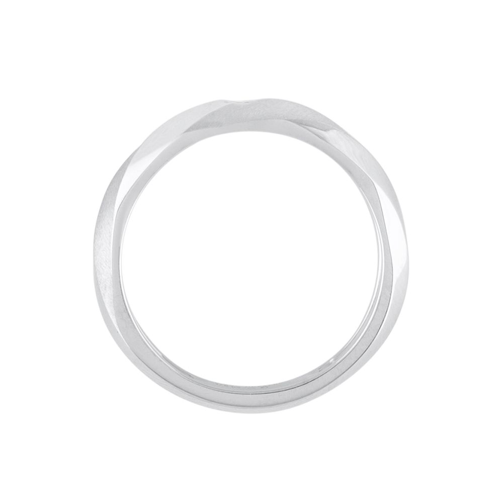 Resilient Platinum Ring For Men - Image 3 - GEMHUB & CO.