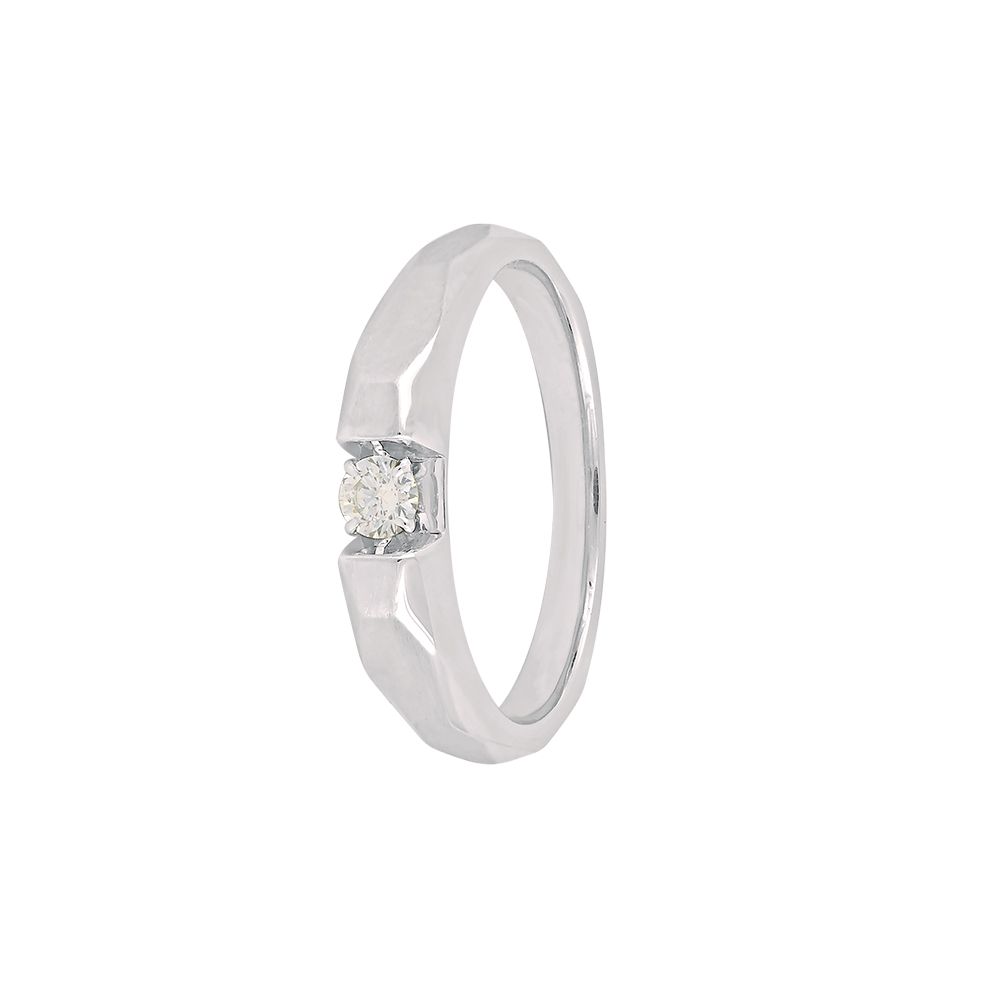 Classy Platinum and White Gold Band - 950Pt Platinum - GEMHUB & CO.