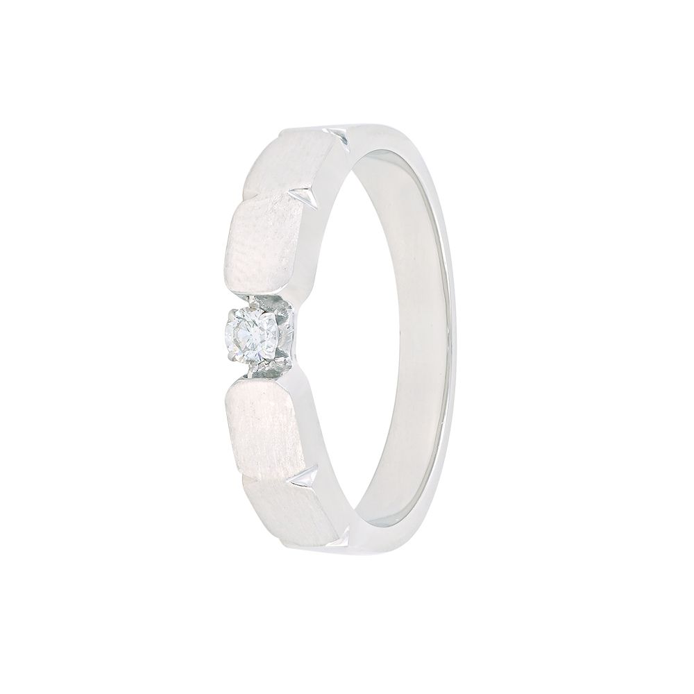 Sophisticated Platinum and Diamond Men's Band - 950Pt Platinum - GEMHUB & CO.