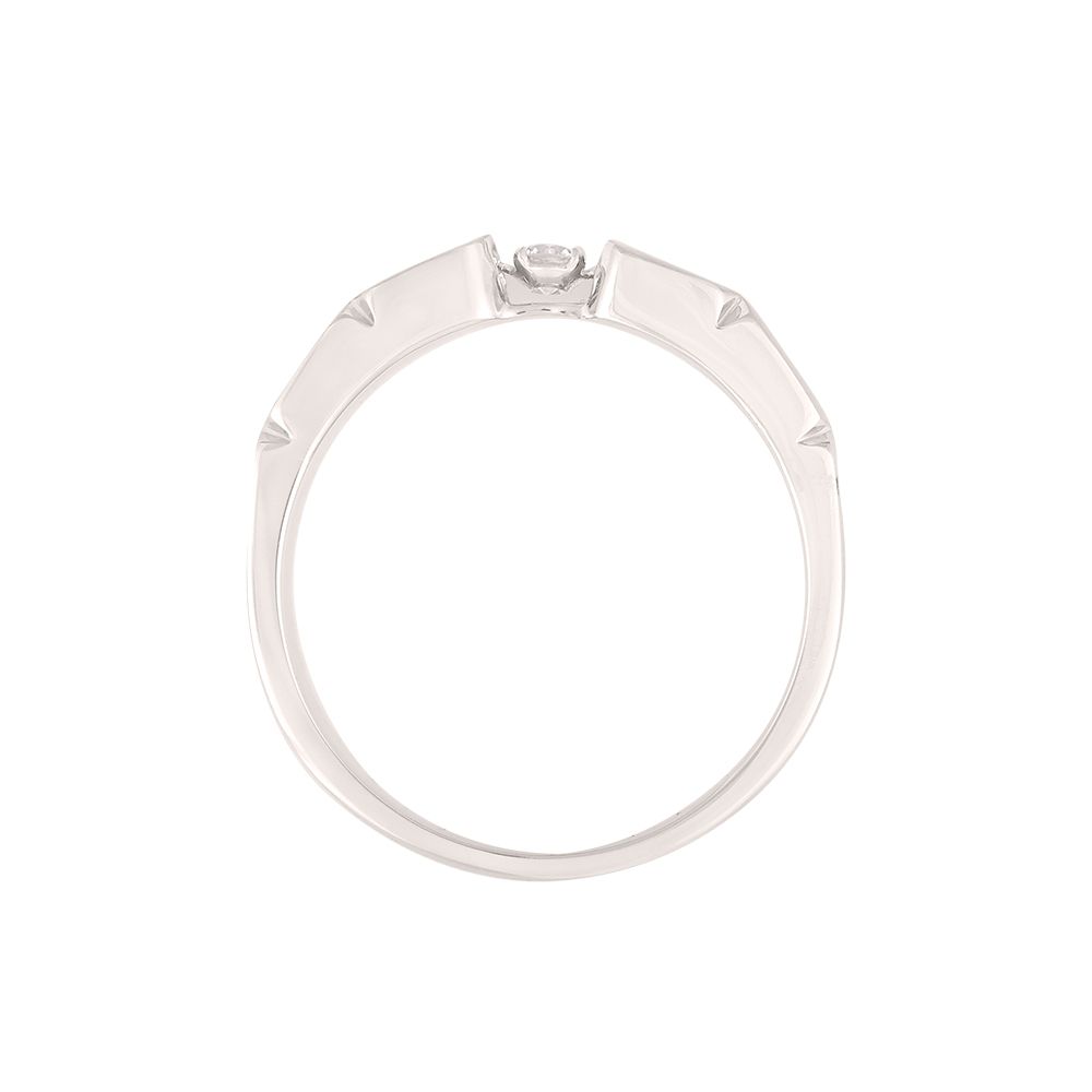 Sophisticated Platinum and Diamond Men's Band - Image 3 - GEMHUB & CO.