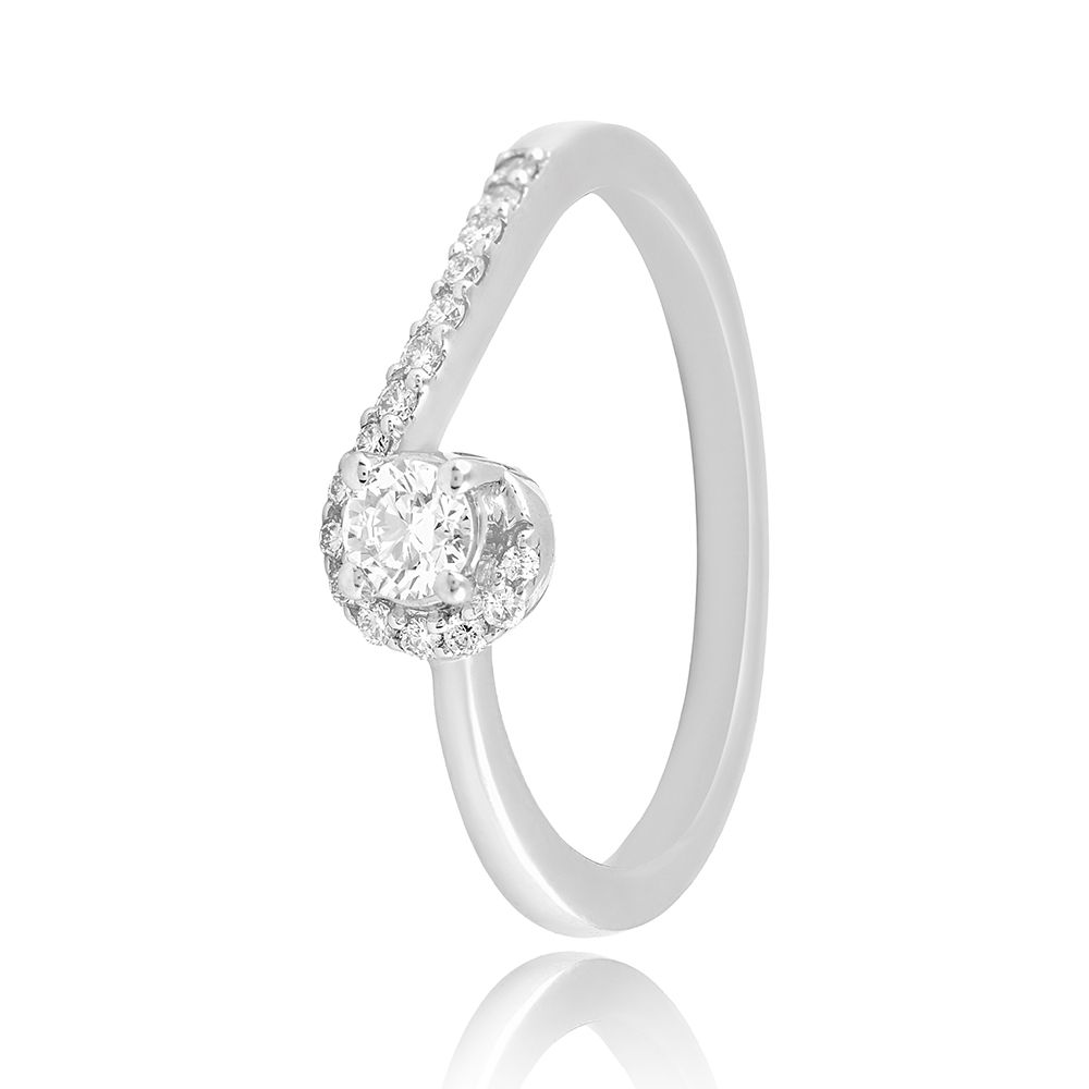 Brilliance Platinum Diamond Ring - 950Pt Platinum - GEMHUB & CO.