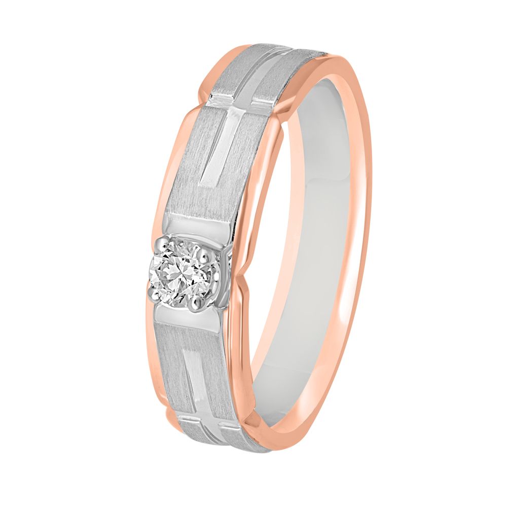 Gracious Diamond Men's Finger Ring - 950Pt Platinum - GEMHUB & CO.