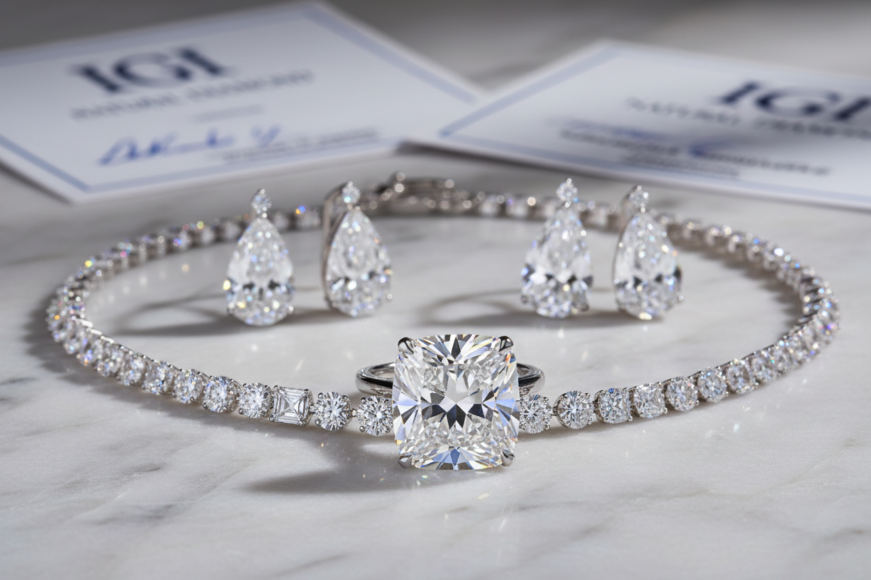 IGI Certified Natural Diamond Jewellery