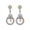 1.05 Ct. IGI Certified Natural Diamond  Dangle Earrings in 18K Yellow Gold