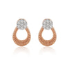 18KT Gold IGI Certified 0.32 Ct. Natural Diamond Stud Earrings gift for wife