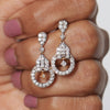 1.05 Ct. IGI Certified Natural Diamond  Dangle Earrings in 18K Yellow Gold