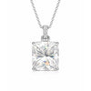 12.50 Ct EGL Certified Moissanite Pendant in Gold Vermeil – Back to School Gift