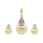 Luxury 18K Gold Diamond Pendant Set 0.66 Ct G-H VS – Elegant Jewelry Gift