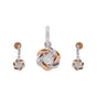 Natural G-H-I VS Diamond Pendant 0.68 ct IGI Certified 18K Gold Necklace