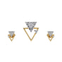 IGI Certified Natural G-H-I VS Diamond Pendant 1.12 ct 18K Gold Necklace