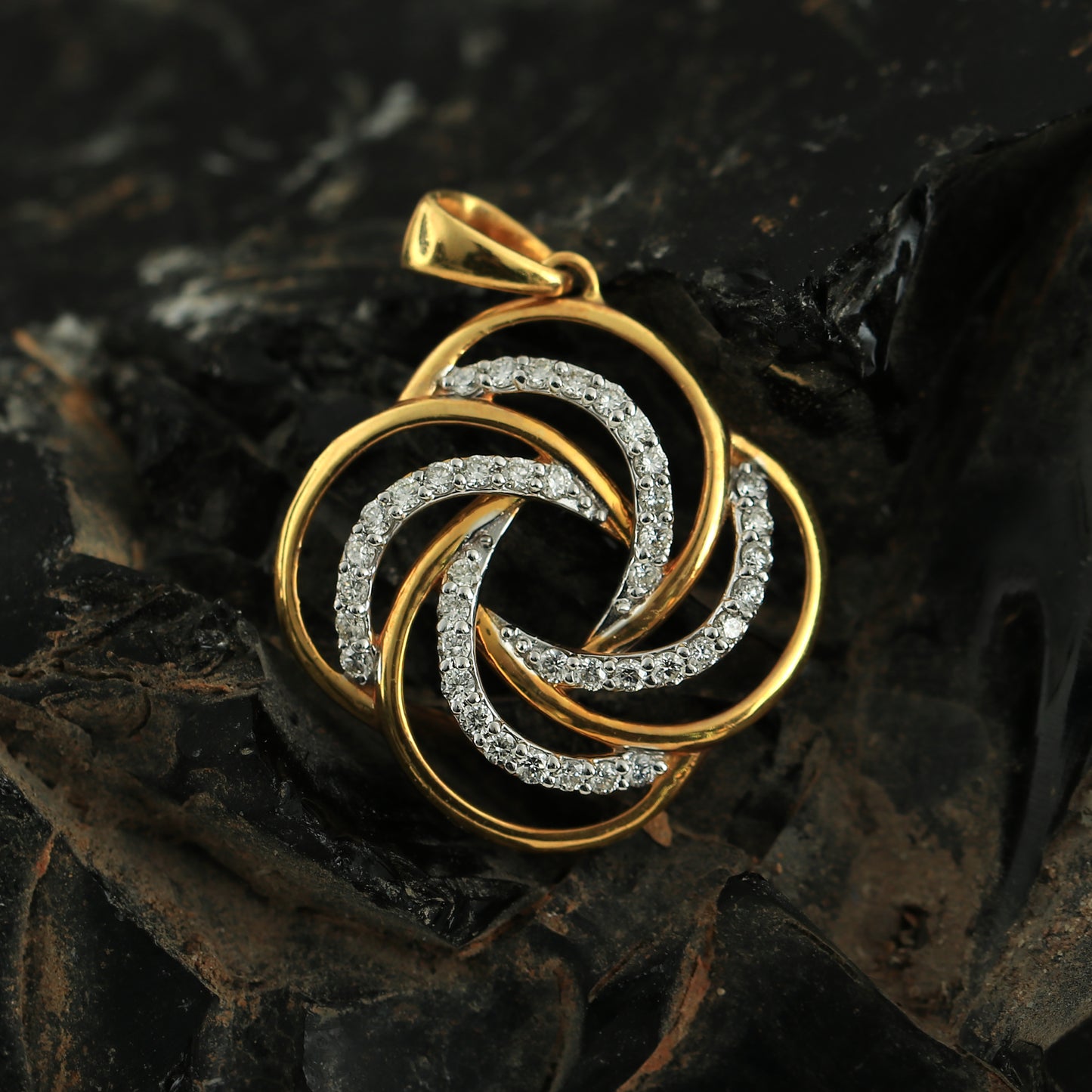IGI Certified 0.44 Ct. Natural Diamond Pendant in 18K Gold Luxury Jewelry